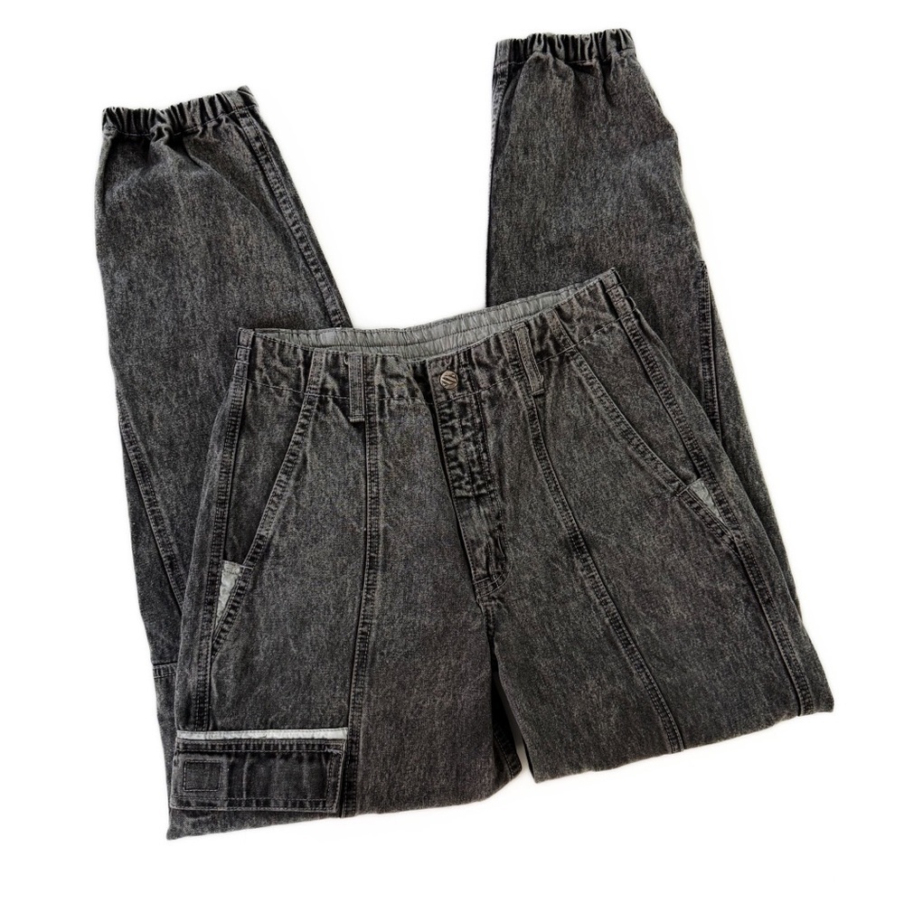 Vintage Levi’s Sport 80s Acid Wash Jogger Jeans Mens Womens Small Hip Hop - Picture 3 of 8